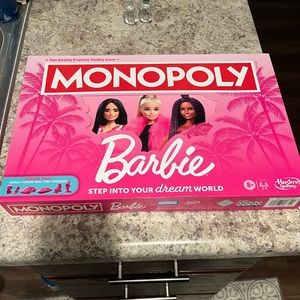 Barbie Monopoly game. Just released NWT